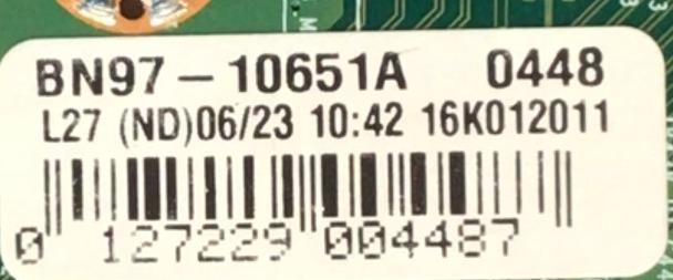 KIT DE TARJETAS PARA TV SAMSUNG / MAIN BN94-10834L / BN4102528A / BN97-10651A / FUENTE BN44-00808D / PSLF261S07A /PANEL CY-GK065HGNV2H / DISPLAY V650DJ5-QS2 / MODELO UN65KU6290FXZA DA02 - Imagen 2